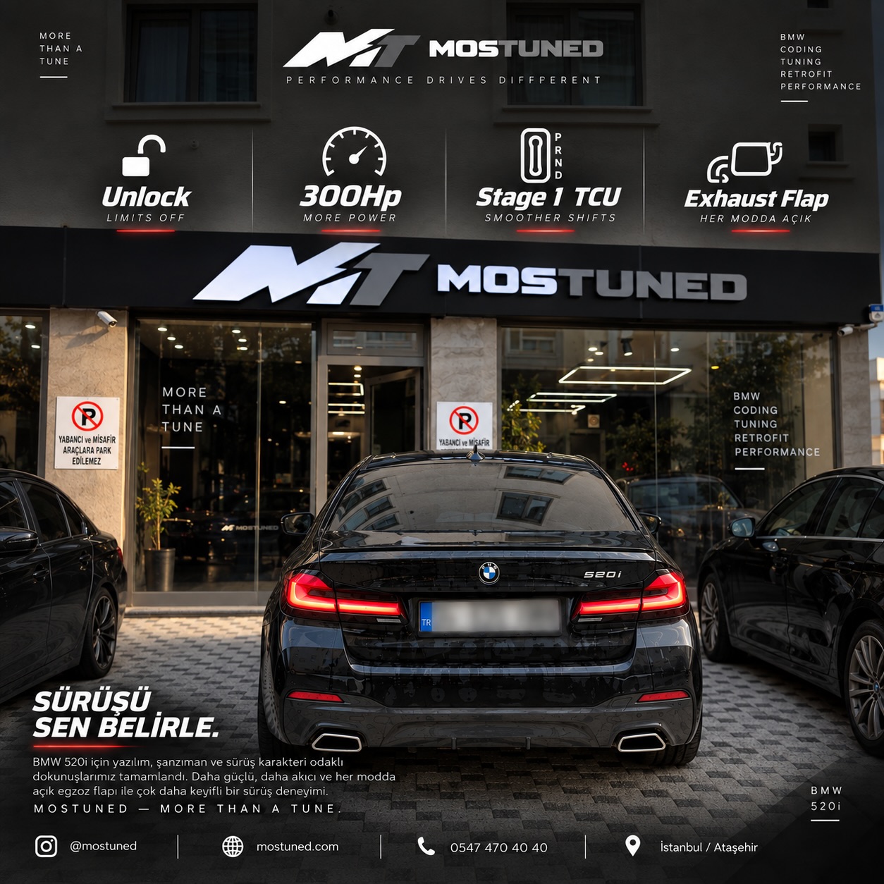 BMW G30 520i — 520i · Sürüş karakteri